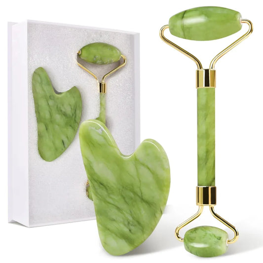 Flawless Jade Roller & Gua Sha Stone