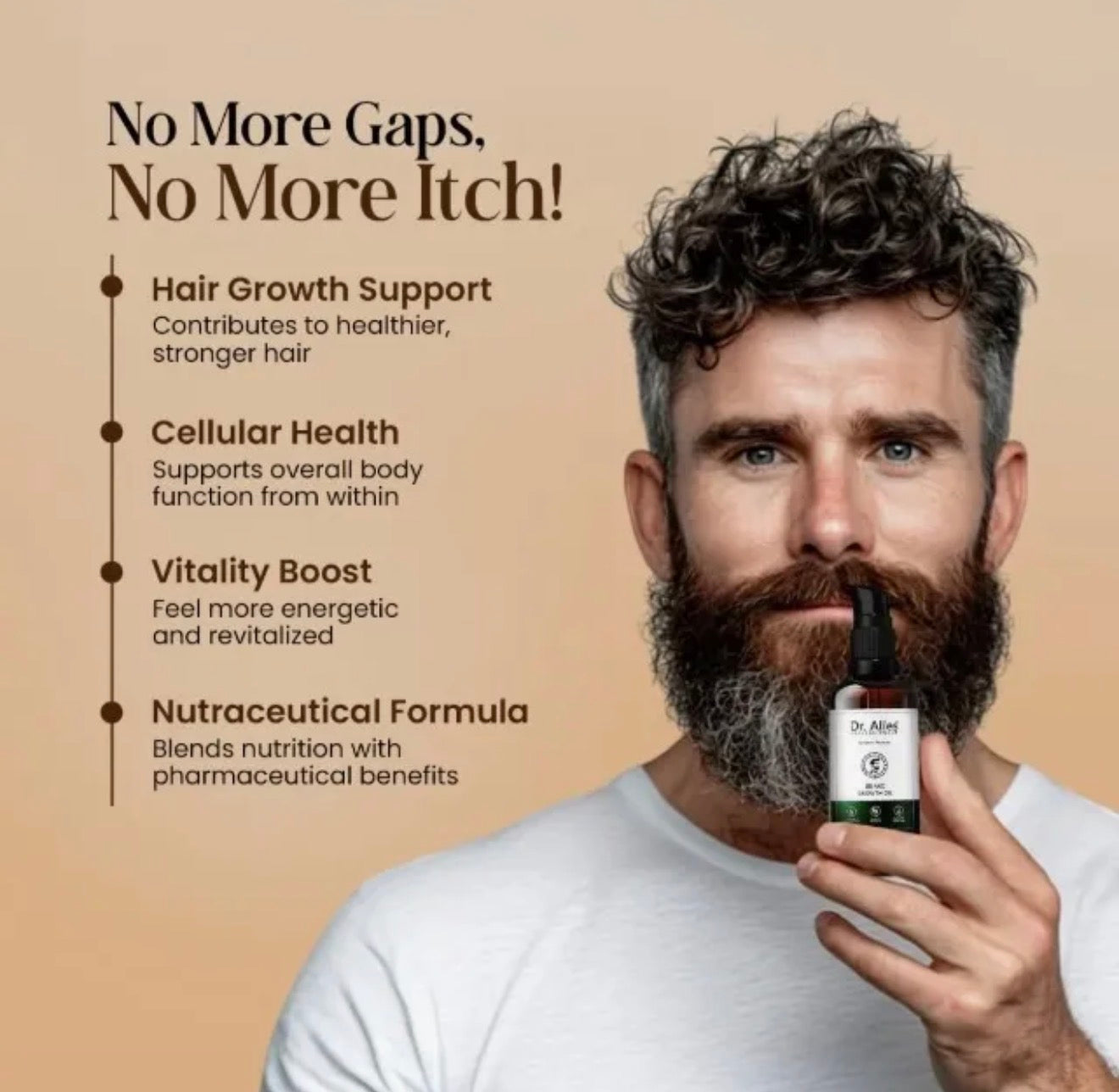 Dr Alies Professional Beard Oil - Grooming Product Designed For Beard Care And Daily Maintenance Routine - 30ML