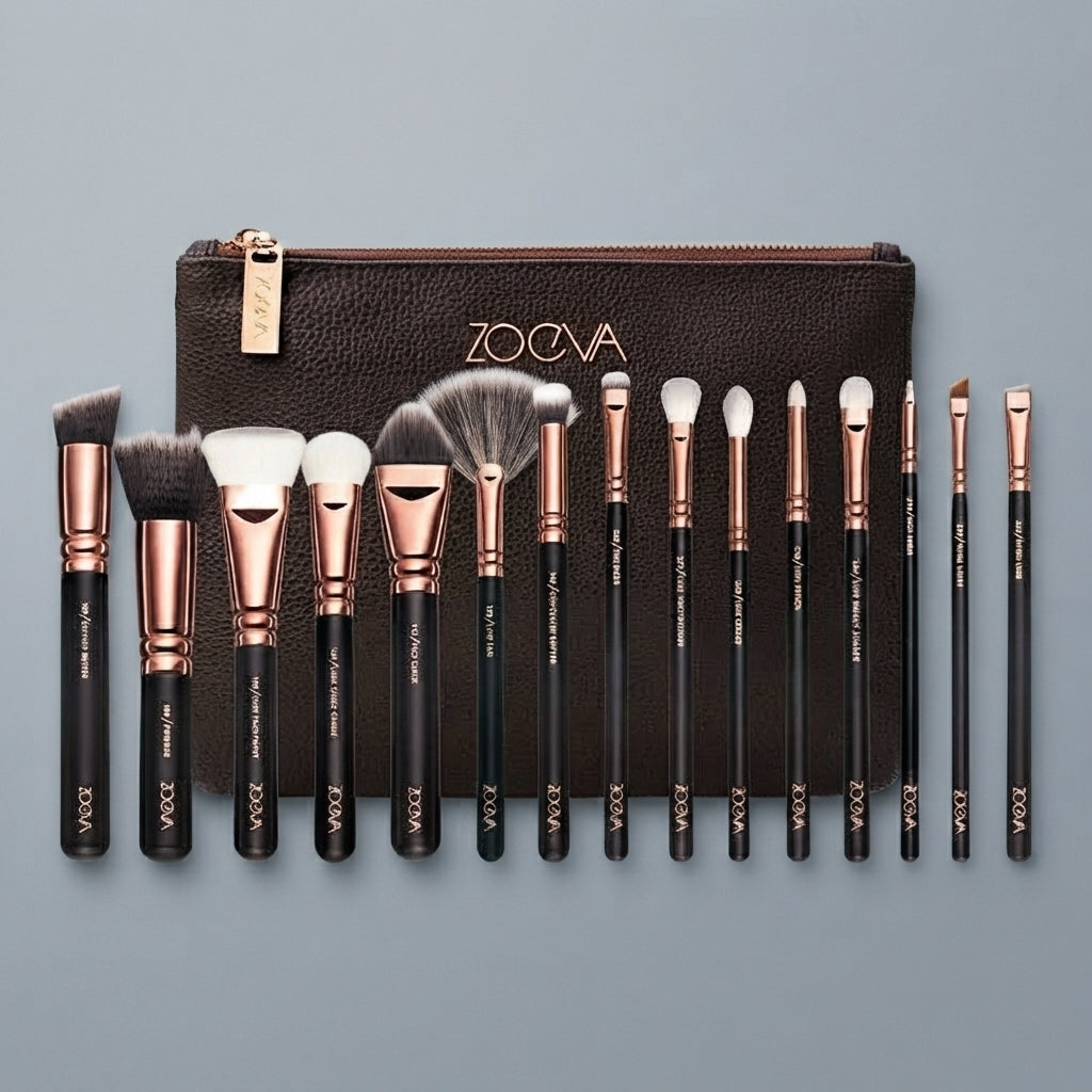 ZOEVA Rose Golden Luxury Makeup Brush Set