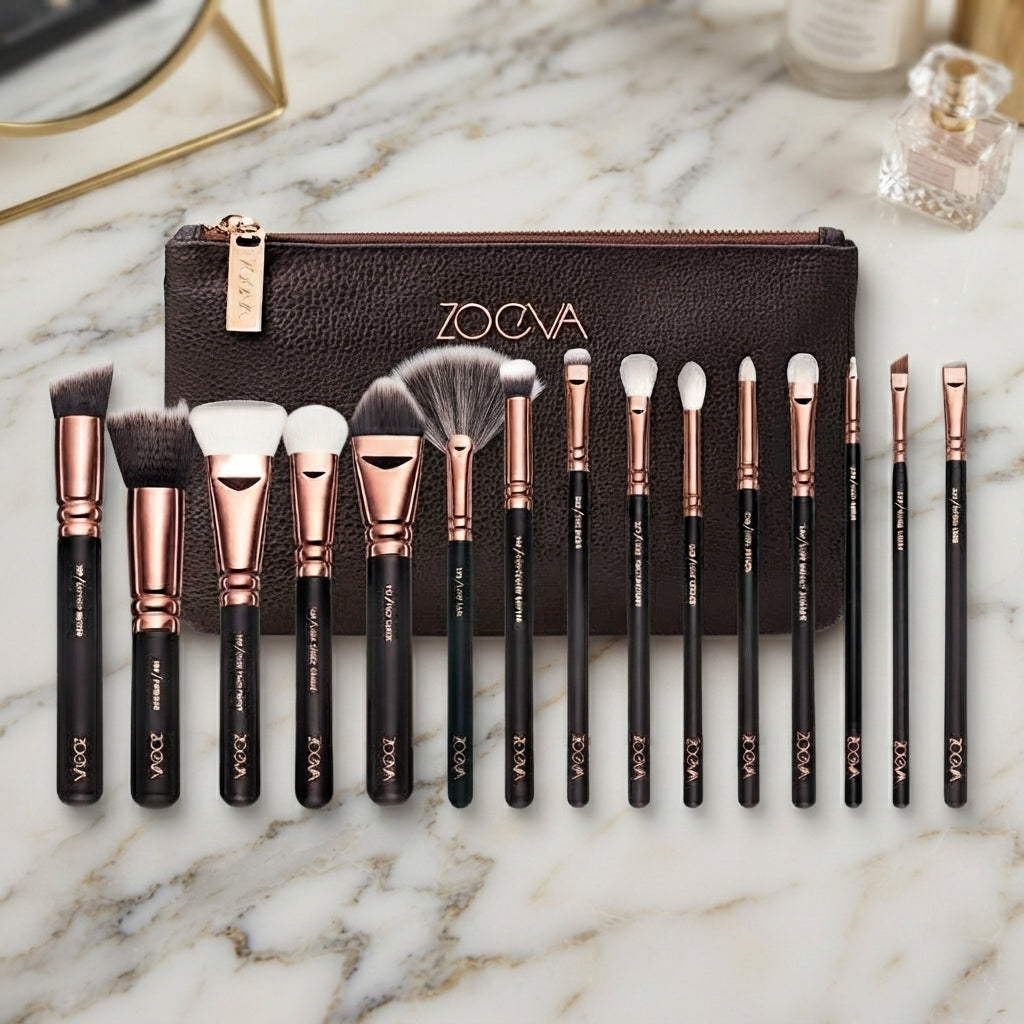 ZOEVA Rose Golden Luxury Makeup Brush Set
