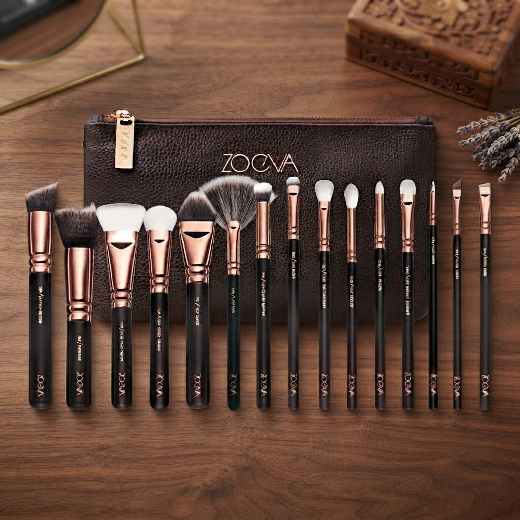 ZOEVA Rose Golden Luxury Makeup Brush Set