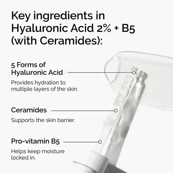 Hyaluronic Acid 2% + B5 (with Ceramides)